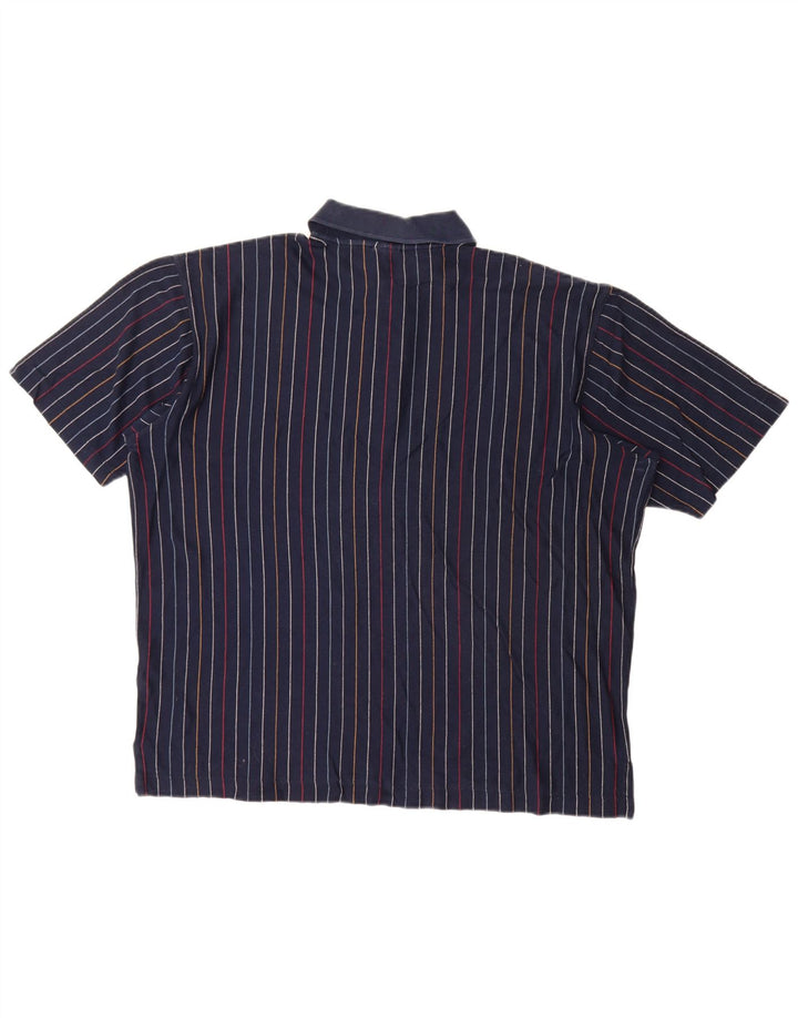 Paul & Shark herre poloshirt stor marineblå stribet