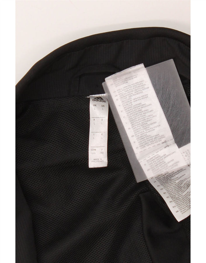 Adidas Herre Climalite Grafisk træningsdragt Topjakke Stor sort polyester