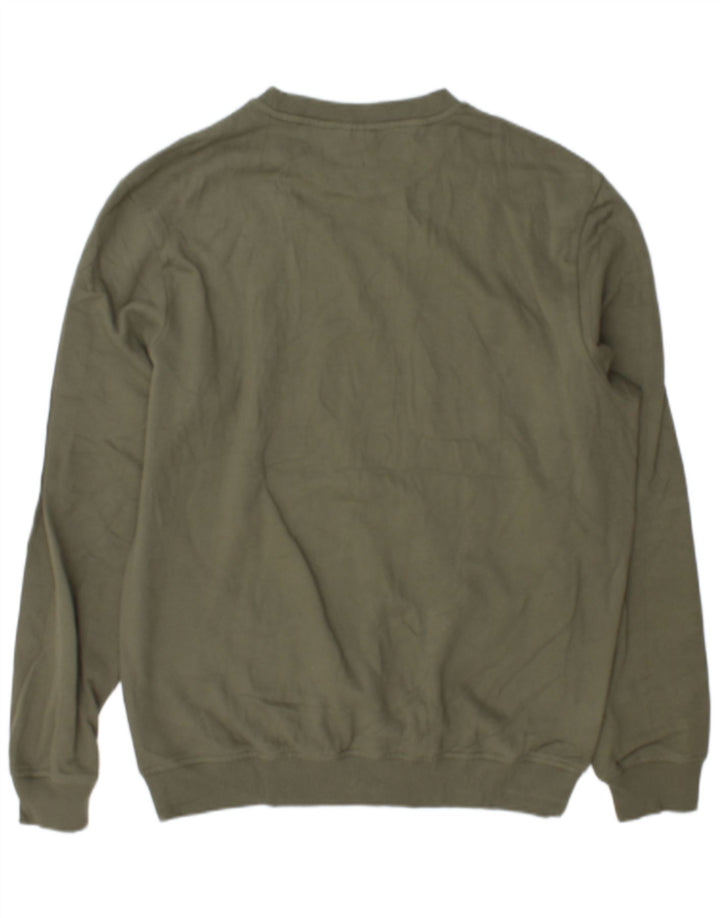 Napapijri Herre Sweatshirt Jumper XL Grøn Bomuld