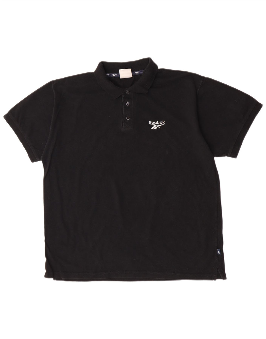 Reebok herre poloshirt stor sort bomuld