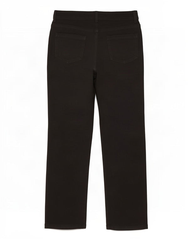 Marks & Spencer Dame Straight Jeans UK 12 Medium W30 L30 Black Bomuld