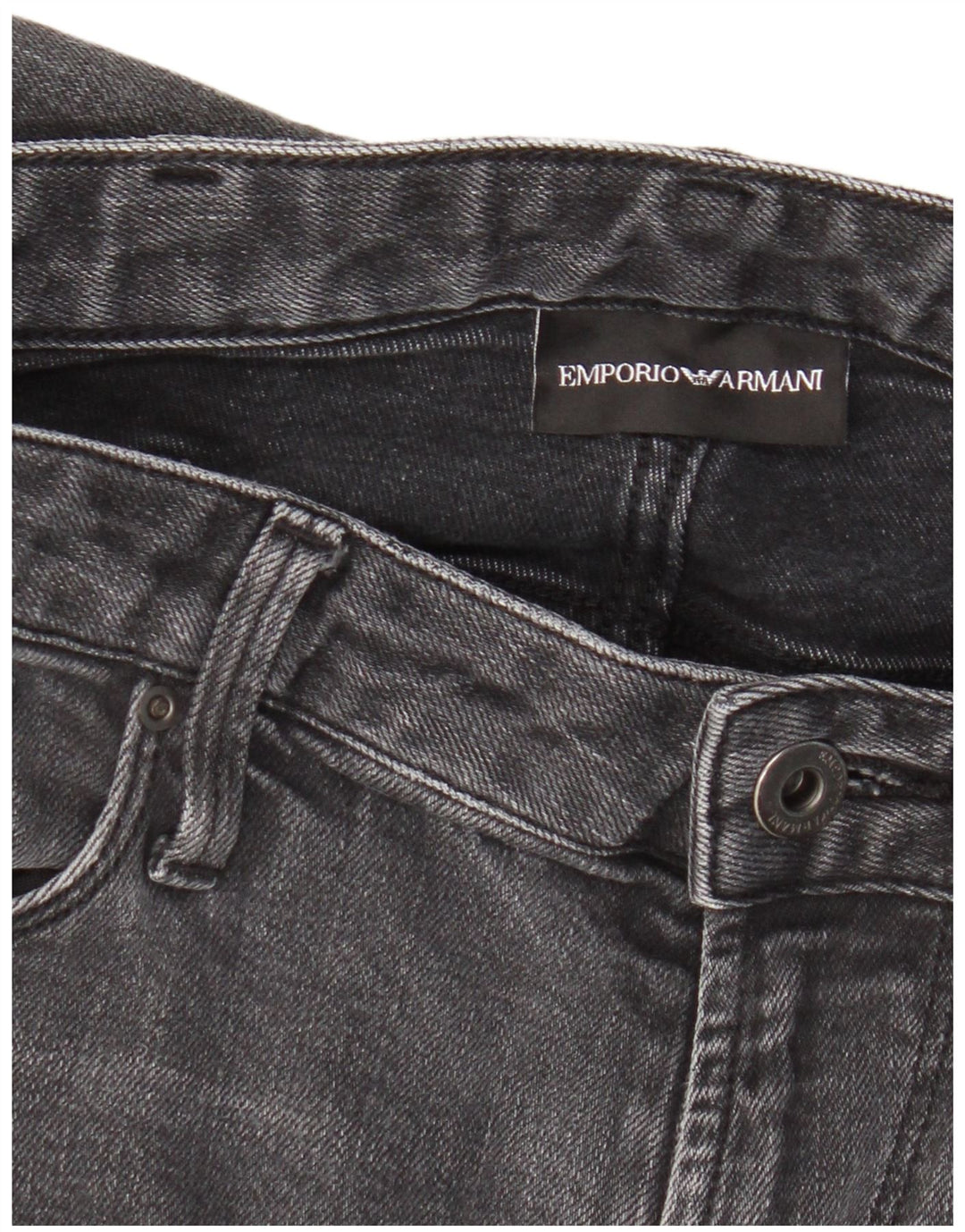 Emporio Armani Slim Jeans til mænd W32 L32 Grå