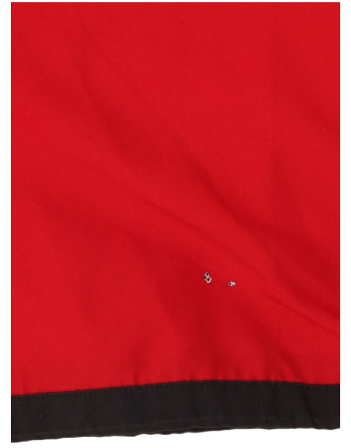 Adidas Træningsdragt til mænd Top jakke UK 42/44 Large Red Colourblock Polyester