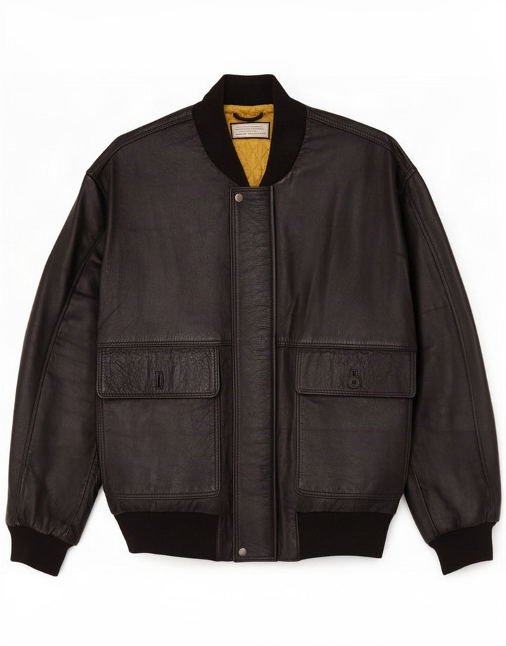 Vintage herre læderjakke UK 38 Medium Black