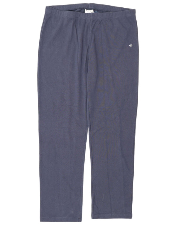 Champion Dame Easy Fit træningsdragt Bukser UK 22 3XL Navy Blue Bomuld