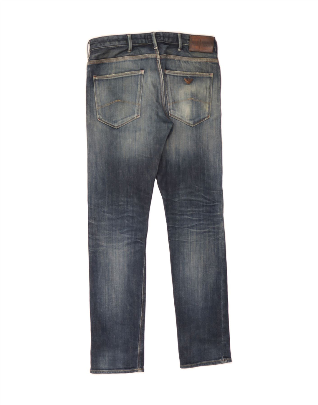 ARMANI Mens Slim Jeans W29 L32 Blue Cotton Vintage Armani and Second-Hand Armani from Messina Hembry 