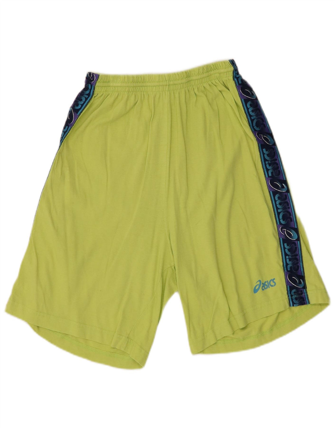 ASICS Herre grafiske sportsshorts XL Grøn Colourblock Bomuld