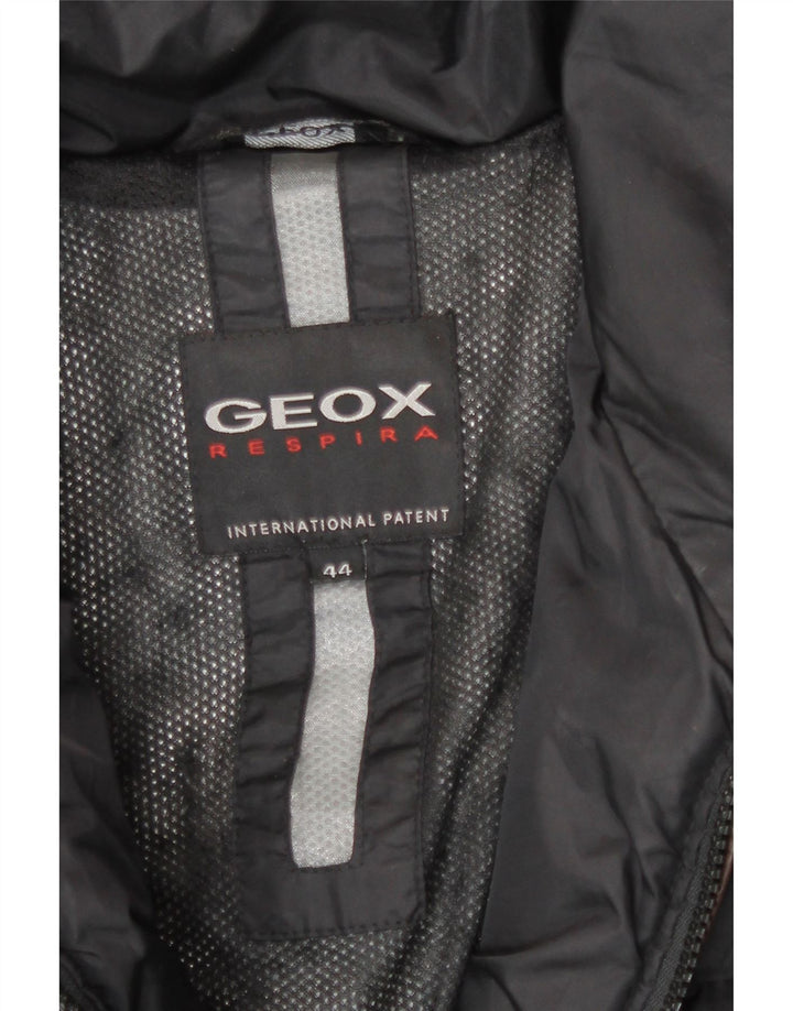 Geox Polstret Frakke IT 44 Medium Sort Polyester Vinter