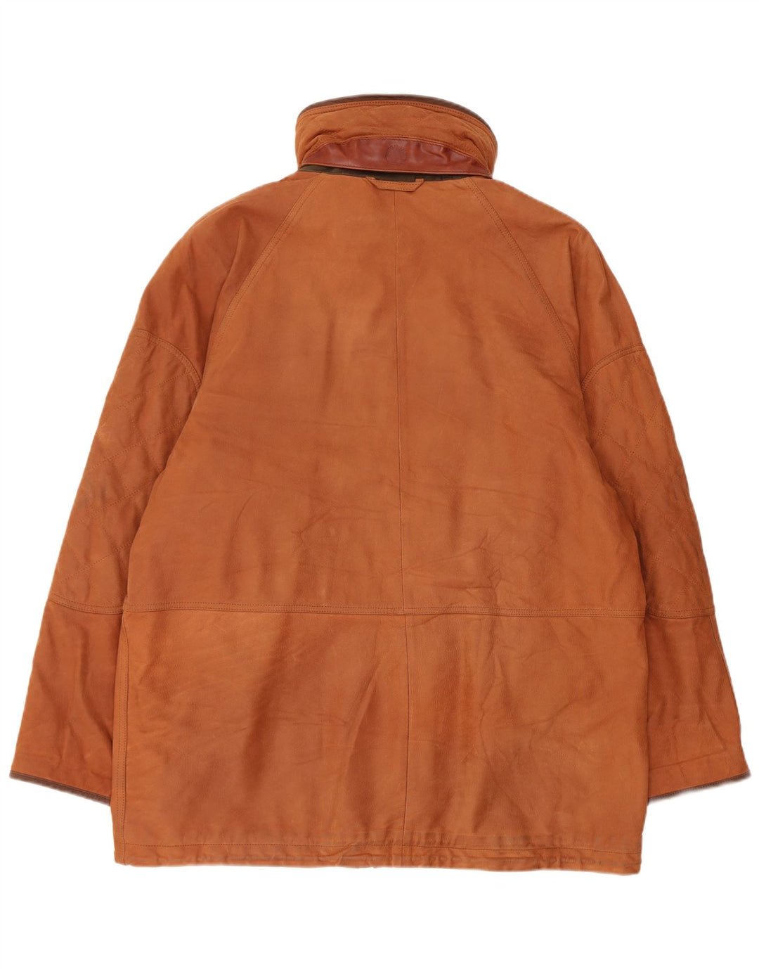 Timberland Herre Hooded Læderjakke UK 40 Large Brown