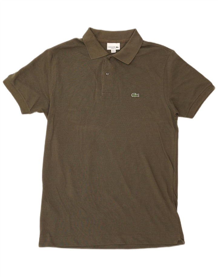 LACOSTE Poloskjorte med klassisk pasform til mænd Medium Khaki Bomuld