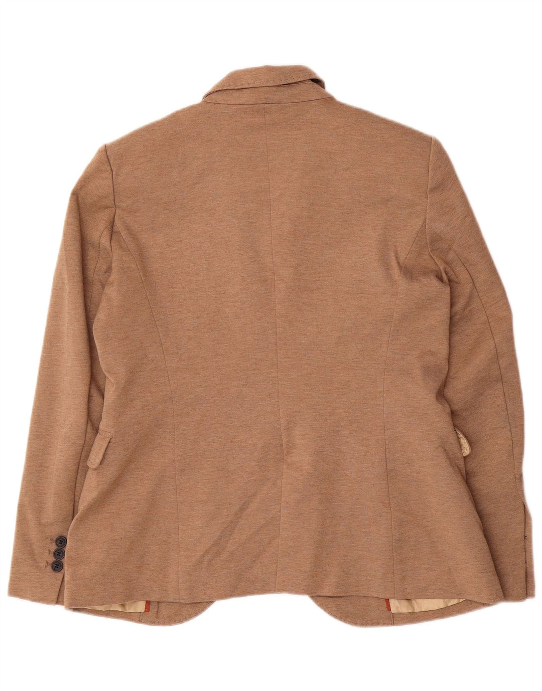 Zara Dame 1 Knap Blazer Jacket UK 18 XL Beige