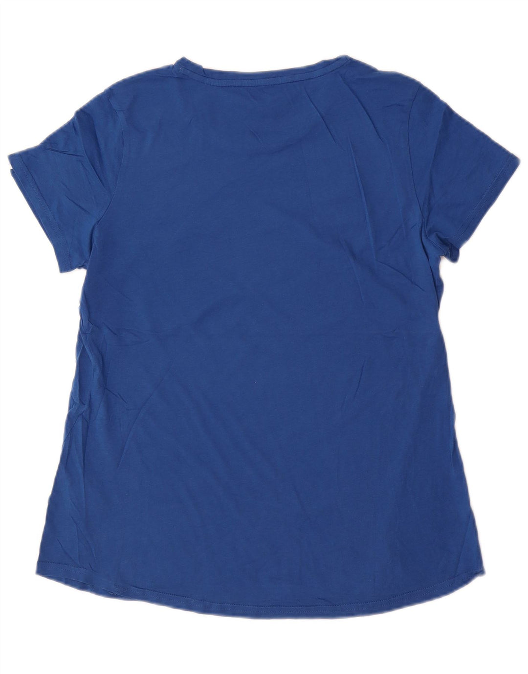Puma Grafisk T-Shirt Top UK 14 Medium Blue Bomuld