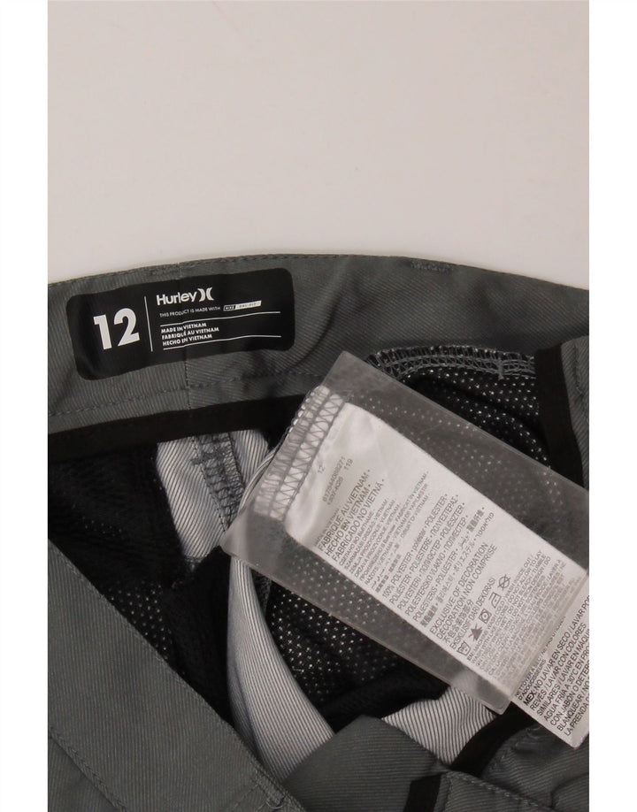 HURLEY Drenge Dri Fit Chino Shorts 11-12 år W26 Grå Polyester