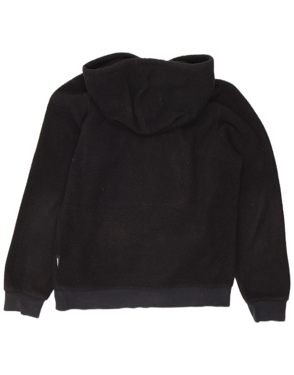 Adidas Herre Fleece Grafisk Hoodie Jumper Medium Sort Polyester Sports