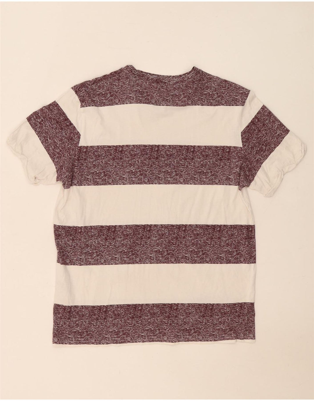Jack & Jones herre T-shirt top mellem hvid stribet bomuld