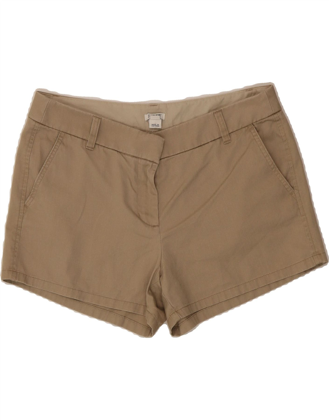J. CREW Womens Chino Shorts US 10 Large W34  Beige Cotton Vintage J. Crew and Second-Hand J. Crew from Messina Hembry 