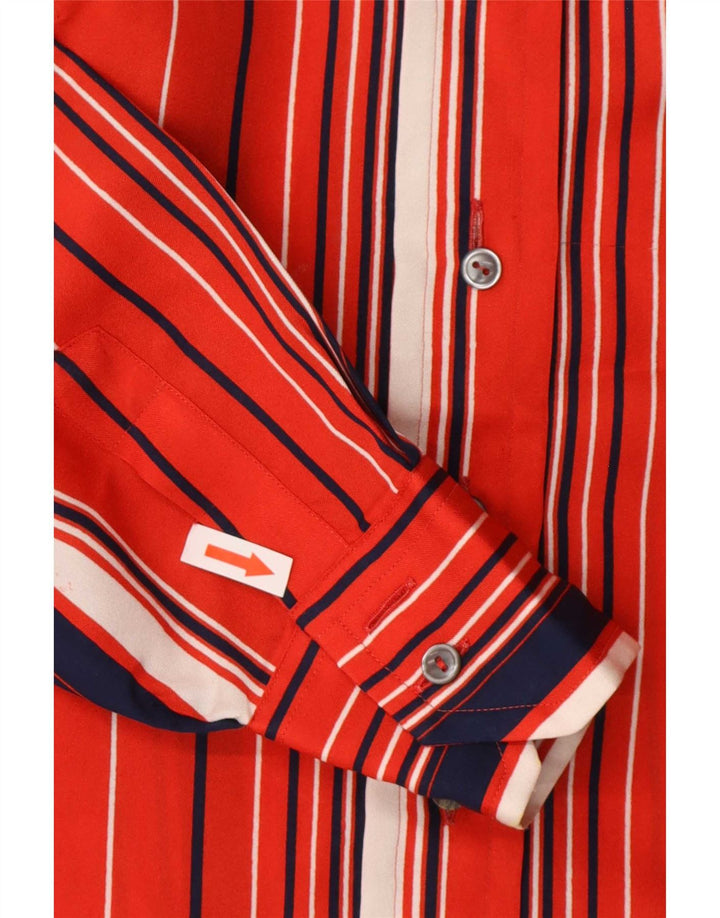 Romansk dameskjorte UK 12 Medium rødstribet