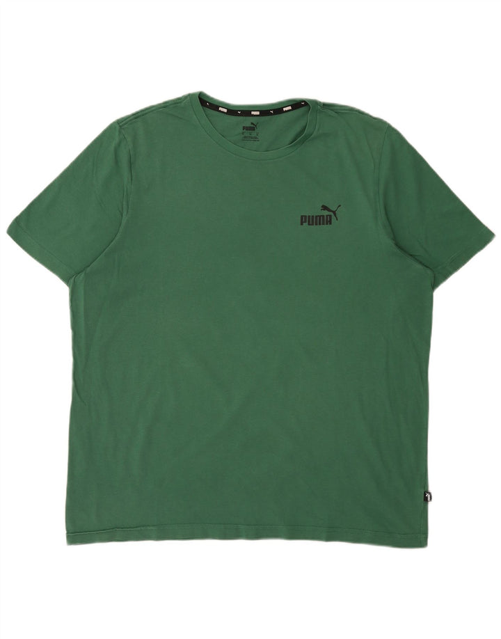 Puma Herre T-Shirt Top XL Grøn