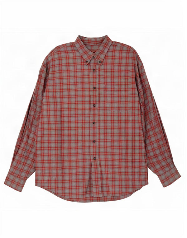 Einhorn herre flannelskjorte 2XL grå ternet