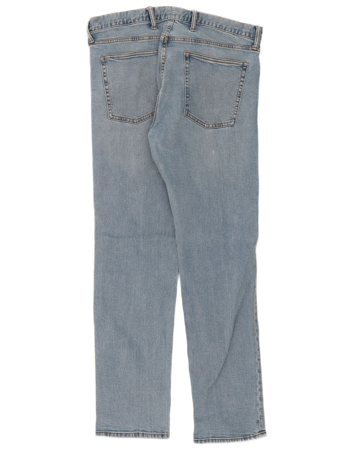 Gap Herre Slim Straight Jeans W36 L32 Blå Bomuld