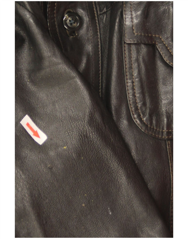 Vintage herre læderjakke UK 36 Small Black
