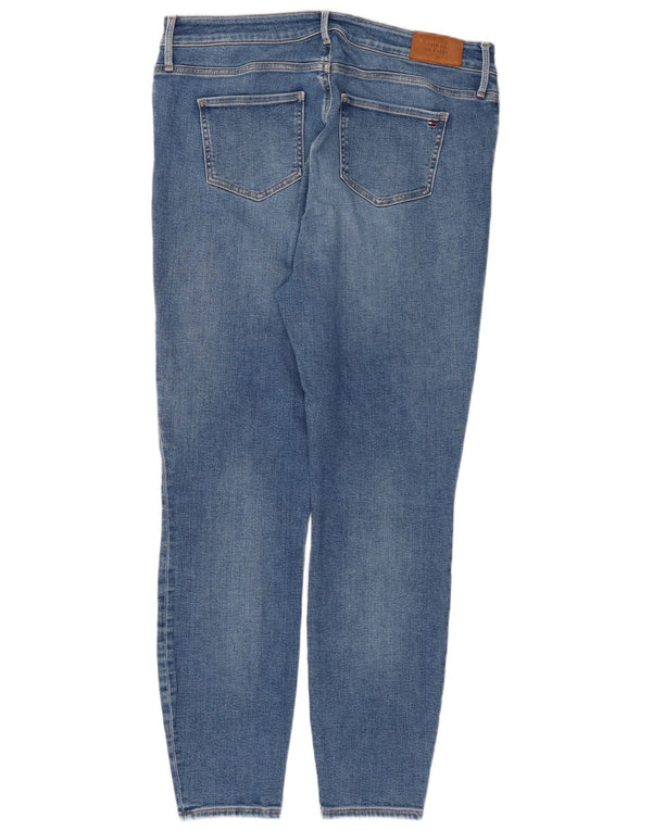 Tommy Hilfiger Dame Harlem Skinny Jeans med høj talje IT 48 XL Blå Bomuld