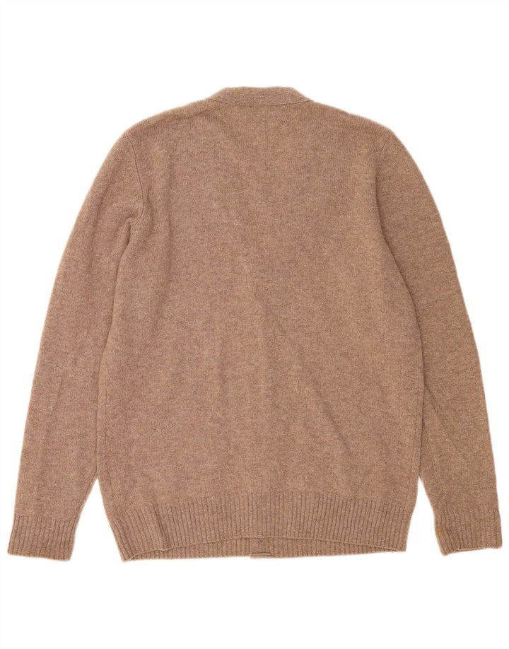 Marks & Spencer herre cardigan sweater Medium brun uld