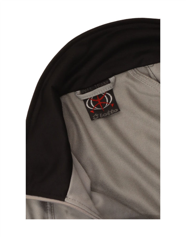 Lotto Herre grafisk træningsdragt Topjakke Medium Grå Colourblock