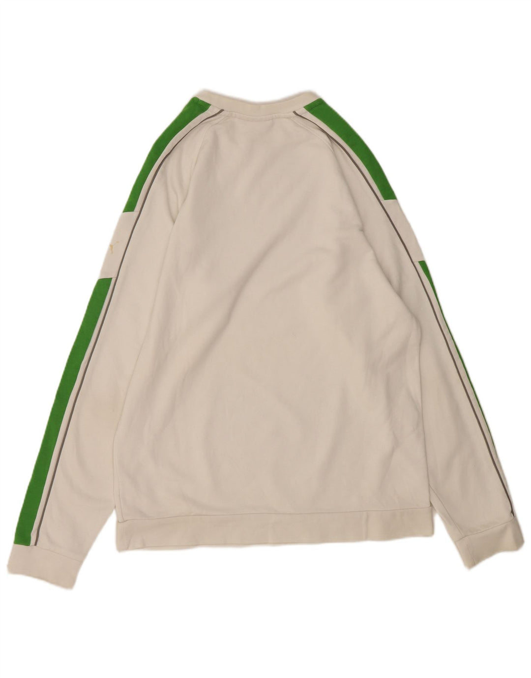 PUMA Boys Sweatshirt Jumper 15-16 Years White Colourblock