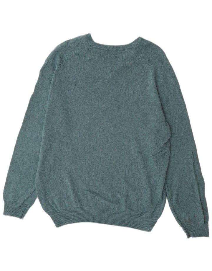 Marks & Spencer Herre Blue Harbor V-hals sweater Stor grøn