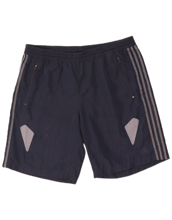Adidas Herre Climacool Sport Shorts XL Navy Blue Polyester