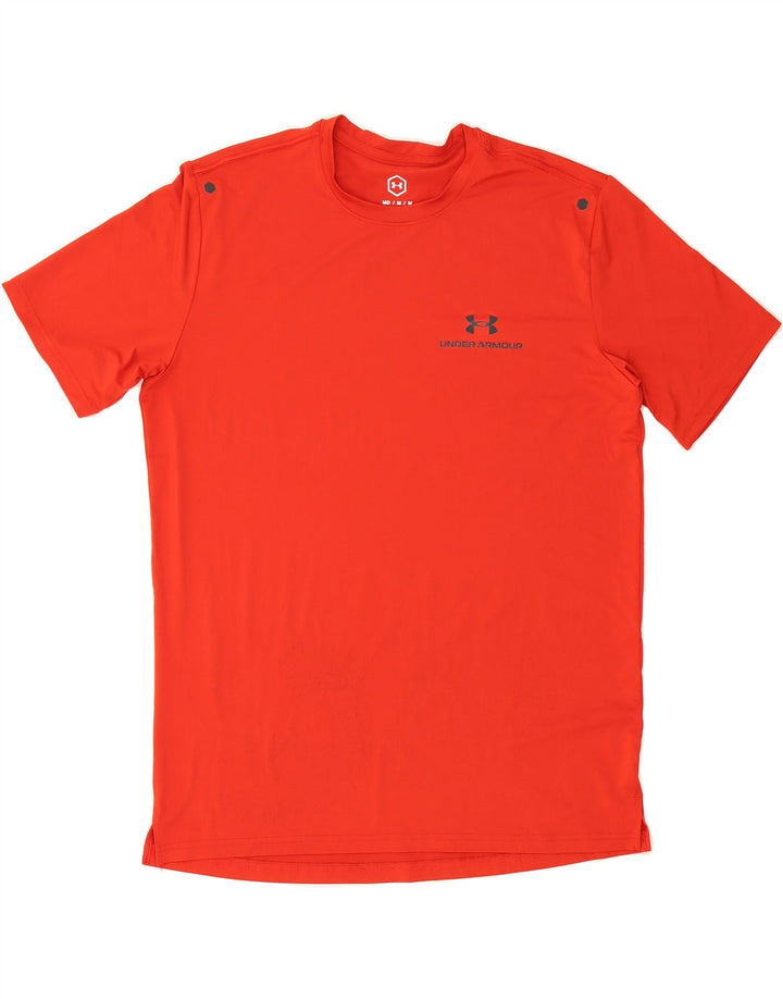 UNDER ARMOUR Mens T-Shirt Top Medium Red Vintage Under Armour and Second-Hand Under Armour from Messina Hembry 