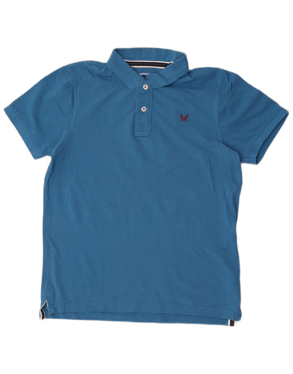 Besætningstøj Herre poloshirt Medium blå bomuld