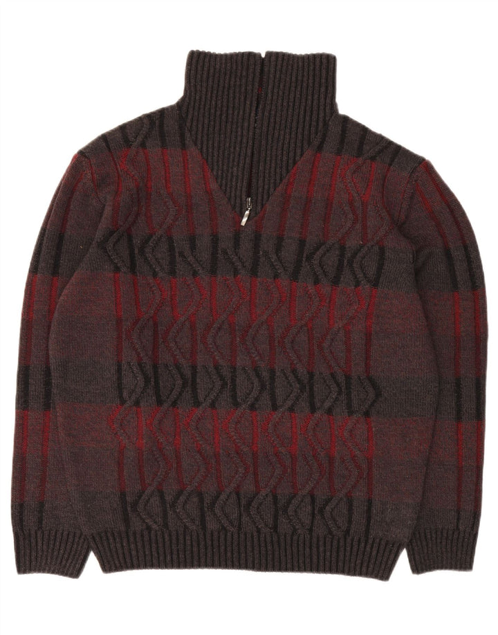 BABISTA Herre Zip Neck Jumper Sweater IT 54 XL Flerfarvet Stribet