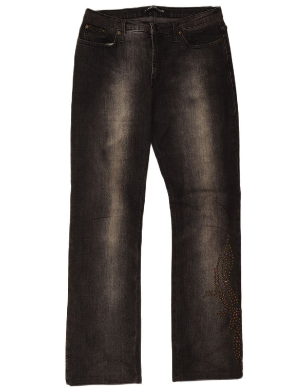 Versace Lige Jeans til kvinder IT 45 Medium W31 L30 Sort Bomuld