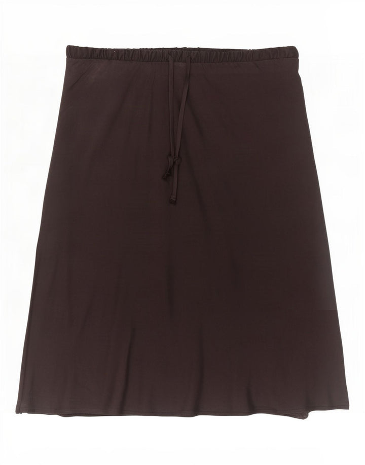 Topshop Dame A-Line Nederdel UK 12 Medium W30 Sort Viscose