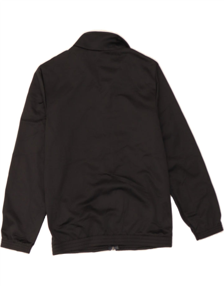 UMBRO Boys Graphic Tracksuit Top Jacket 8-9 Years Black Colourblock Vintage Umbro and Second-Hand Umbro from Messina Hembry 