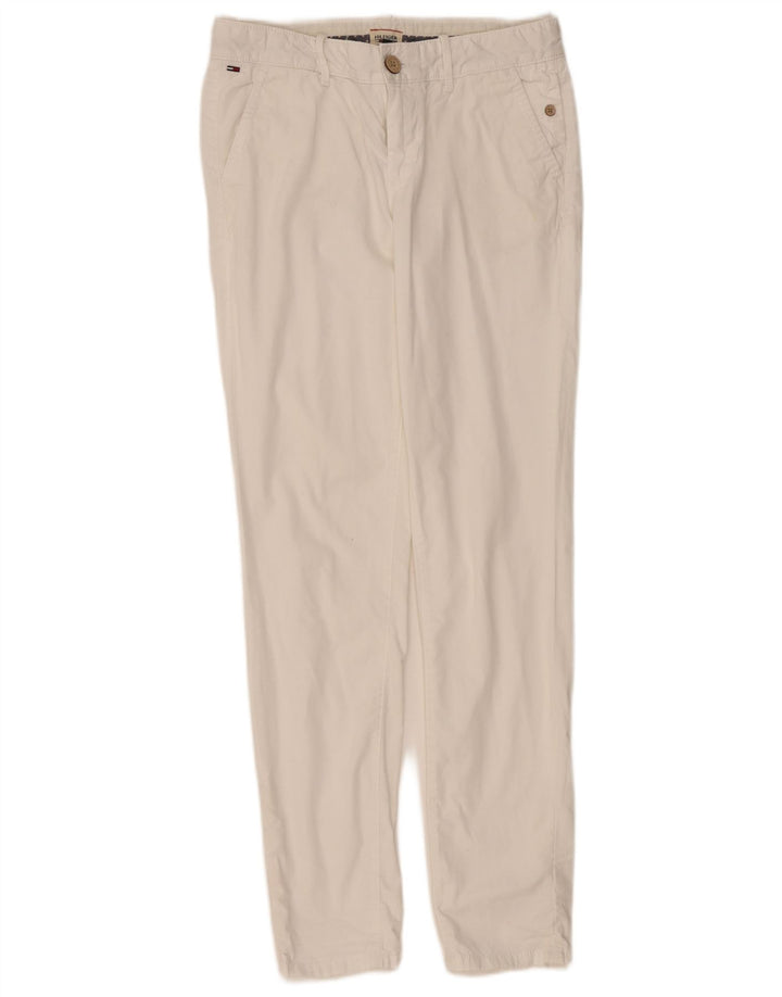 Tommy Hilfiger Dame Slim Chino Bukser W27 L32 Hvid