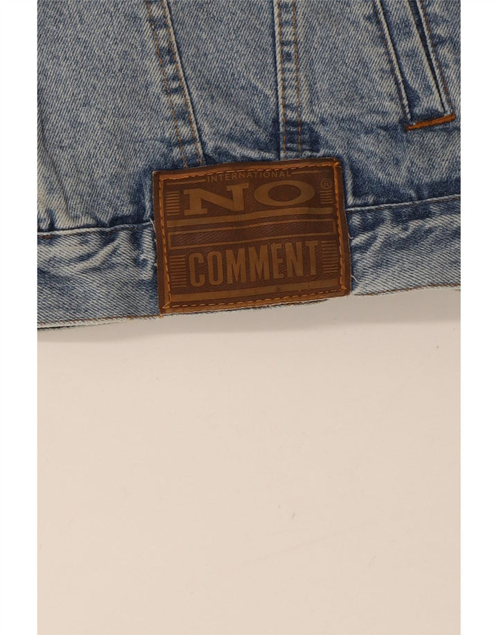 VINTAGE Mens Denim Jacket UK 38 Medium Blue Cotton Vintage Vintage and Second-Hand Vintage from Messina Hembry 