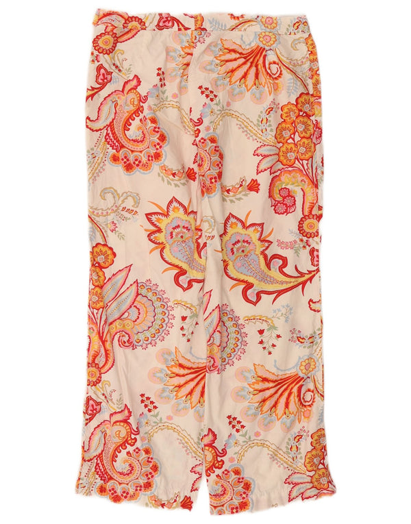 Tommy Hilfiger Dame Casual Bukser US 2 XS W24 L25 Hvid Paisley