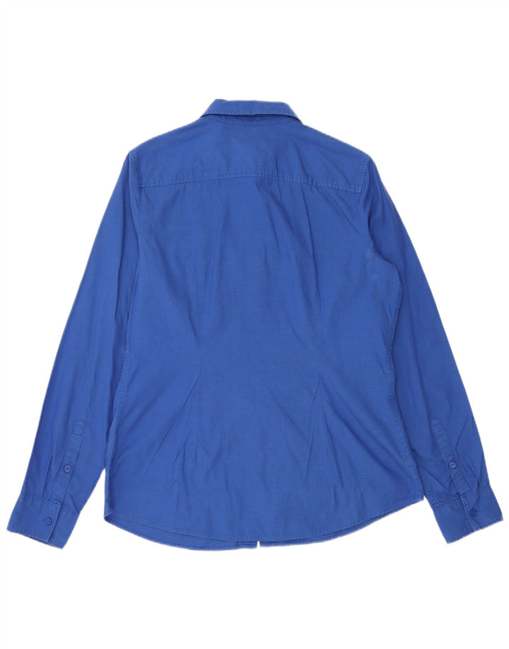 Tommy Hilfiger Dame Classic Fit skjorte UK 14 Medium Blue Cotton