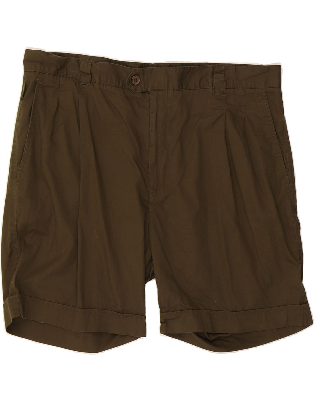 VINTAGE Mens Pegged Cargo Shorts  W40 XL Khaki Cotton Vintage Vintage and Second-Hand Vintage from Messina Hembry 
