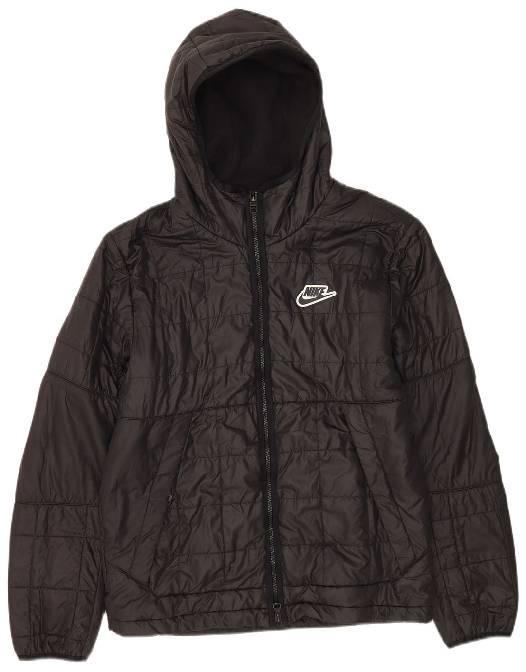 Nike vindjakke med hætte til mænd UK 36 Small Black