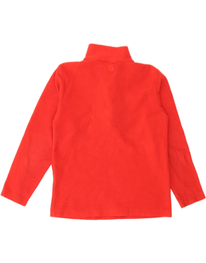 MOUNTAIN WAREHOUSE Boys Zip Neck Fleece Jumper 9-10 Years Red Polyester Vintage Mountain Warehouse and Second-Hand Mountain Warehouse from Messina Hembry 
