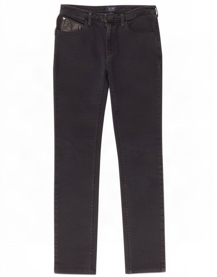 Armani Dame Skinny Jeans W28 L29 Sort Bomuld
