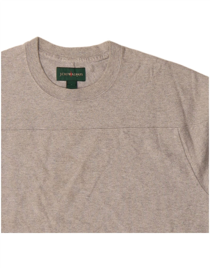 J. CREW Sweatshirt til mænd mellemgrå bomuld