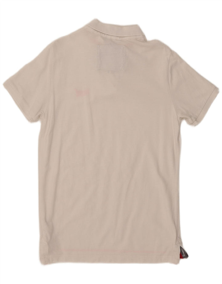 Superdry herre poloshirt stor hvid bomuld