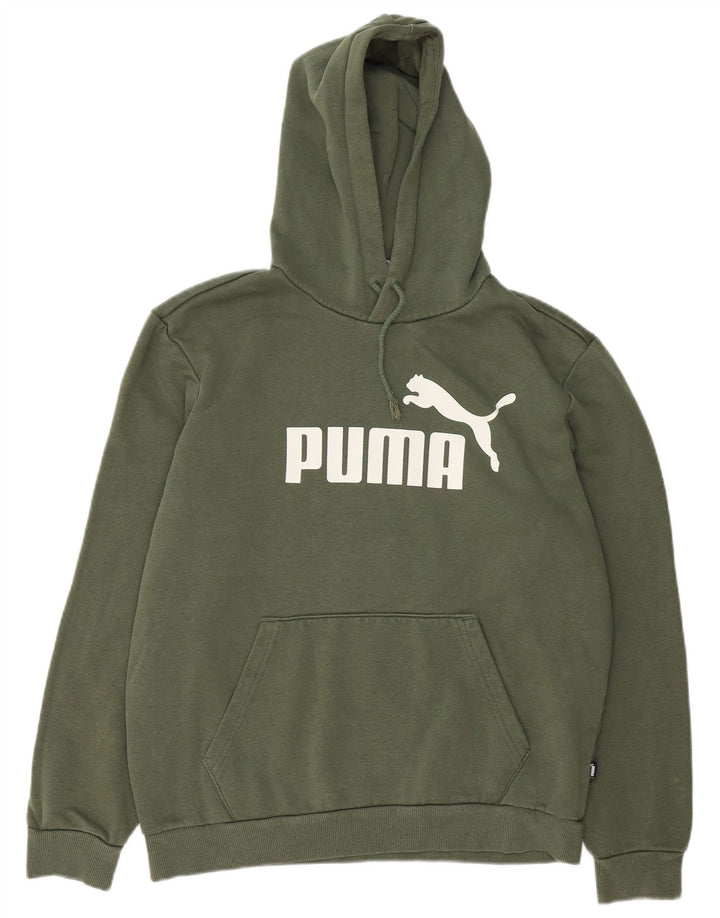 Puma Herre grafisk hættetrøje Jumper Medium Khaki Bomuld