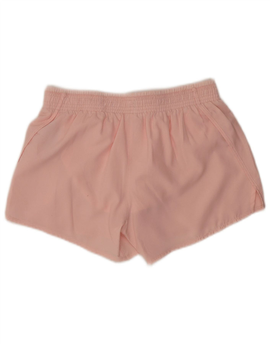 Nike Dame Dri Fit grafiske sportsshorts UK 10 Small Pink Polyester