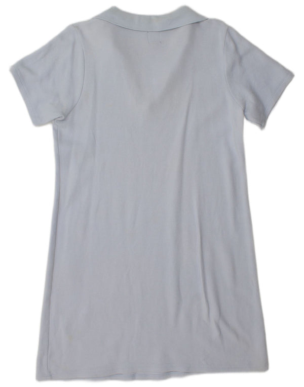 Gap Womens Oversized Polo Dress UK 10 Small Blue Cotton
